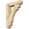 Ekena Millwork Merced Arts and Crafts Rough Sawn Bracket w/ Offset Brace, Douglas Fir, 6"W x 24"D x 32"H BKT0604X24X32MRC03RDF - alternate 1